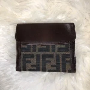 SALE Authentic Fendi small bifold wallet